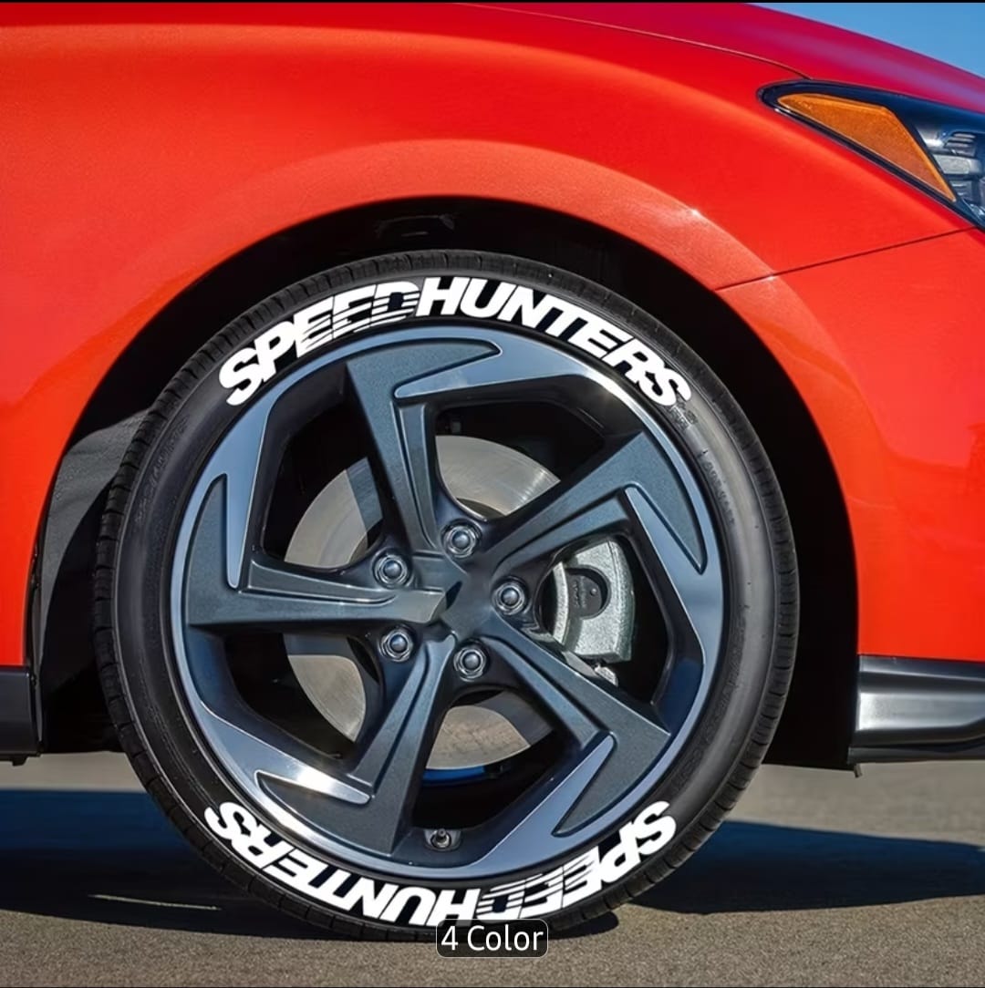 Tyre Stickers — Set of 5 for Universal