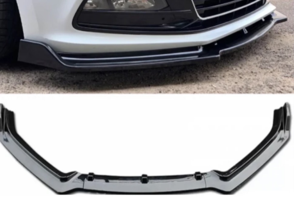 3-Piece Front Lip Spoiler — VW Polo for Volkswagen